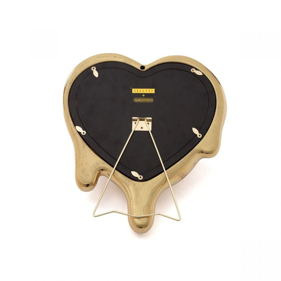 Specchio-Cornice Melted Heart Gold SELETTI - Image 4