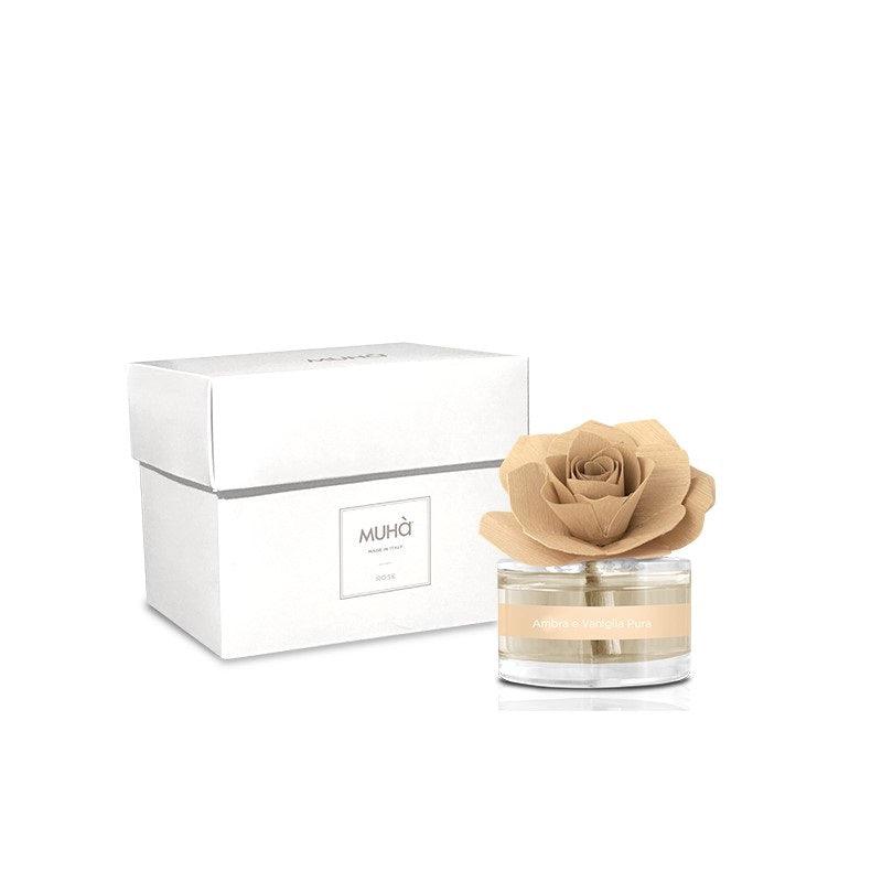 Profumatore Ambiente bottiglia vetro Rose 50 ml. MUHA' - Image 3