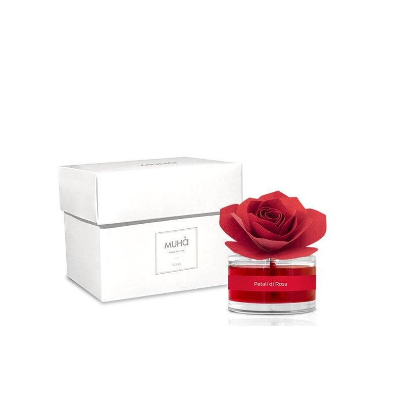 Profumatore Ambiente bottiglia vetro Rose 50 ml. MUHA' - Image 4