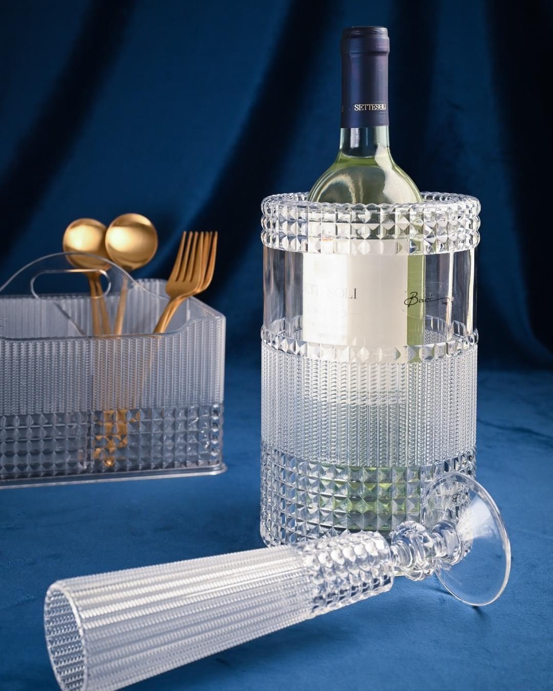 Servizio 6 Calici Flute Trasparenti Chic & Zen Baci Milano - Image 6