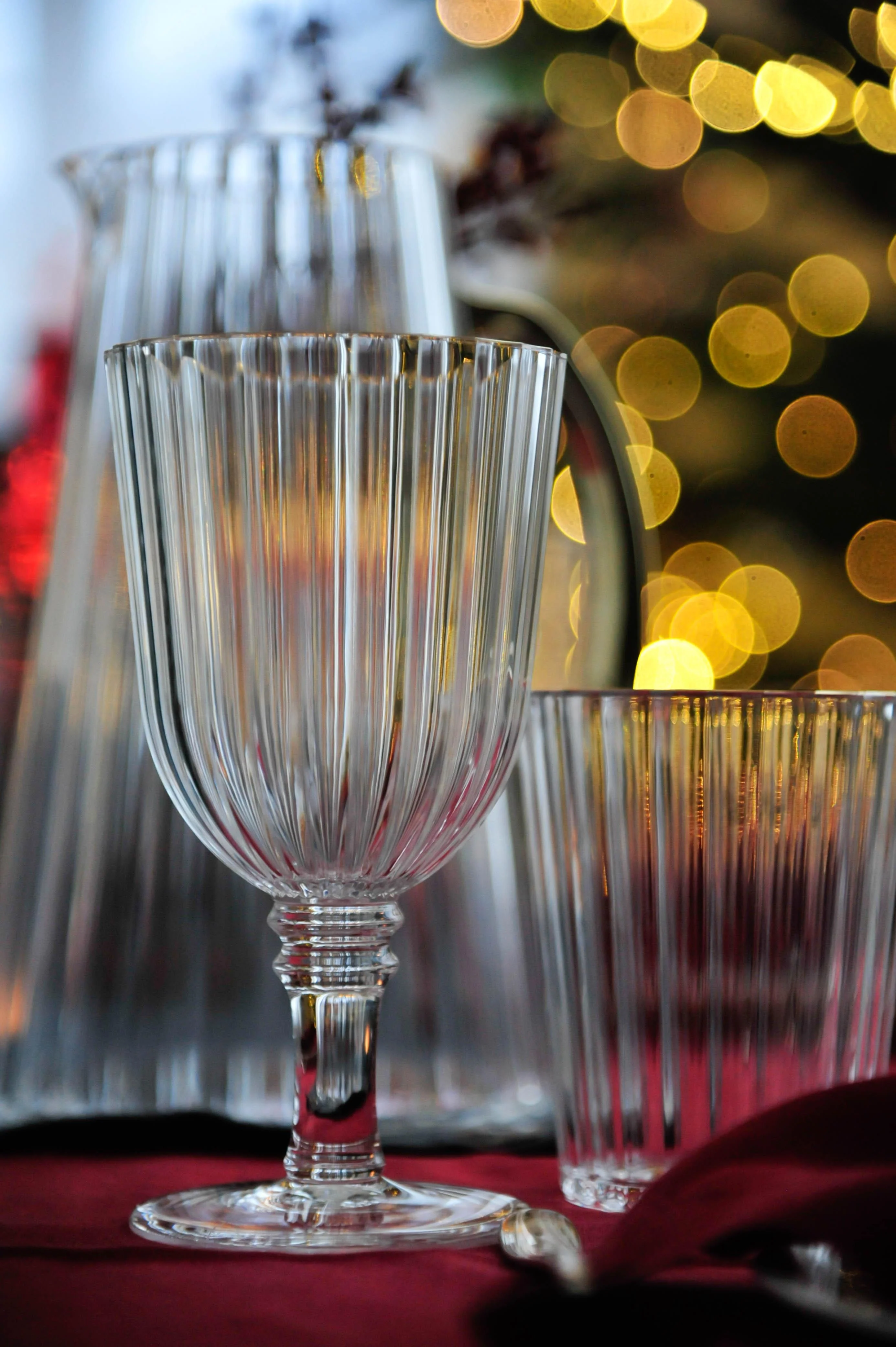 Set 2 Calici bordo oro in acrilico a rilievo 460 ml WD Lifestyle - Image 5