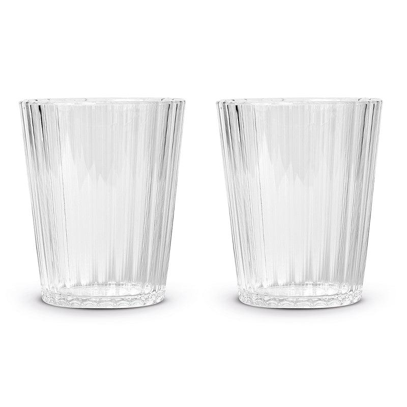 Set 2 pz. Bicchieri colorati in acrilico 370 ml decoro a rilievo WD Lifestyle - Image 3