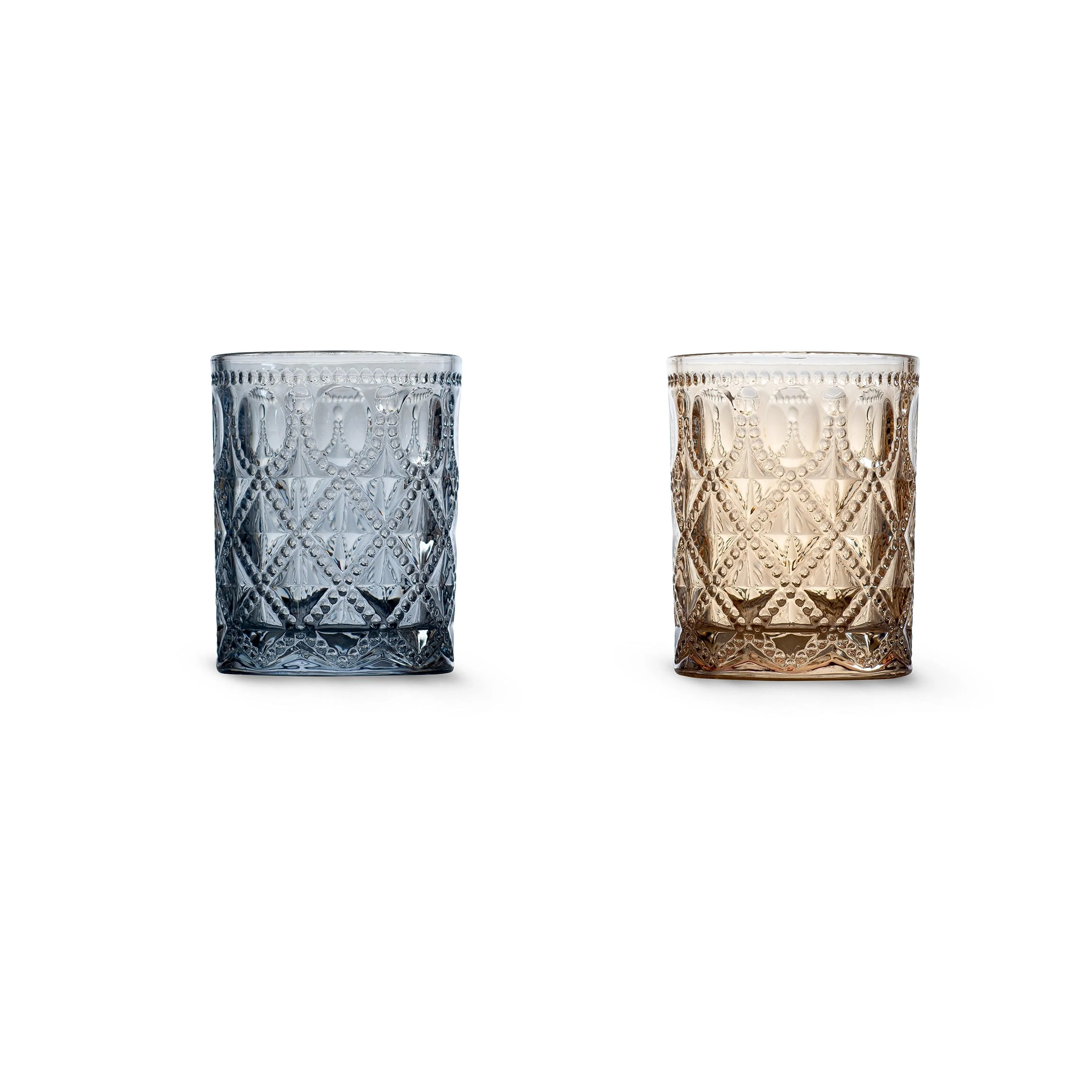 Set 4 pz. Bicchieri in vetro con decoro a rilievo 300 ml WD Lifestyle - Image 4