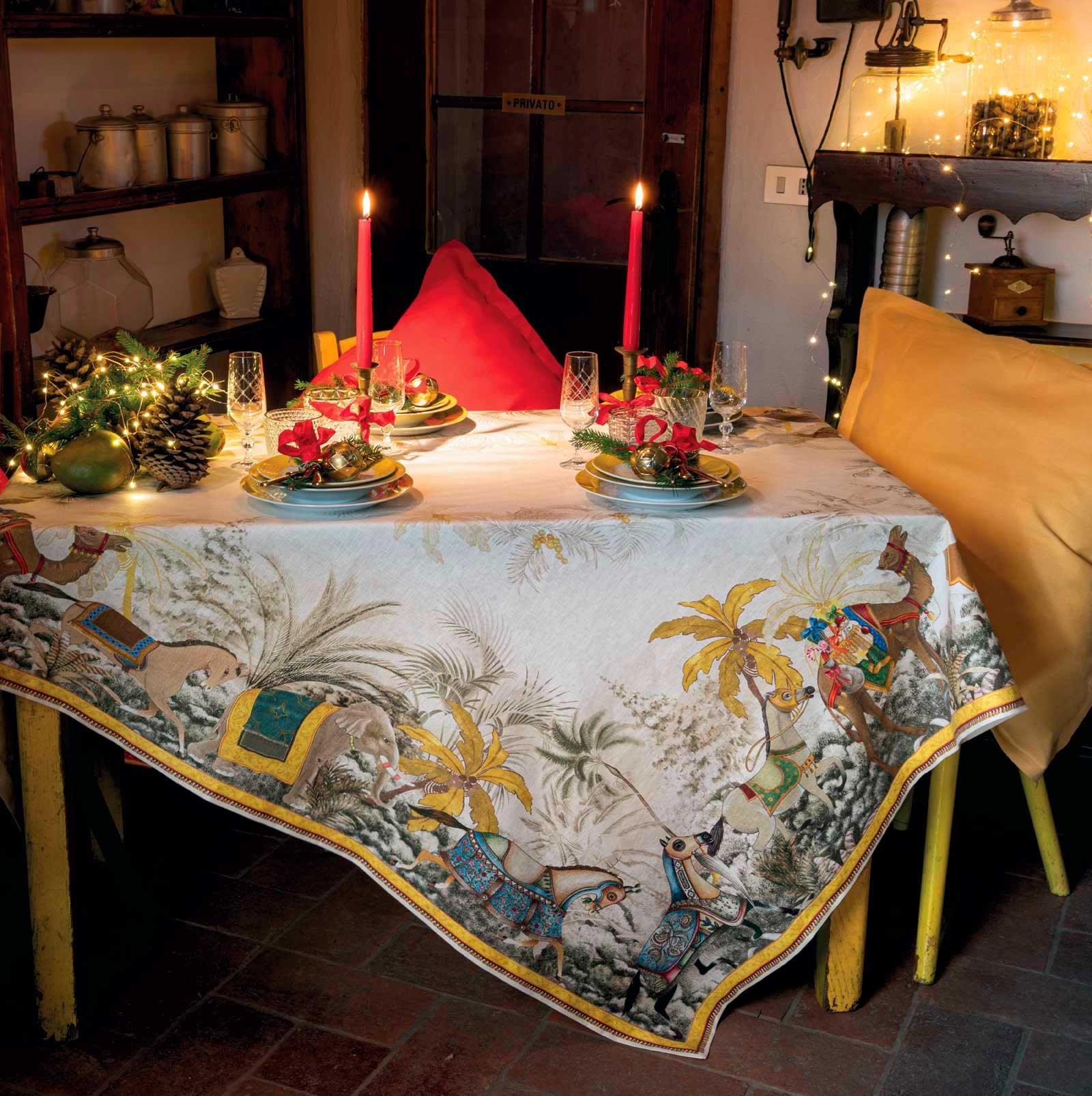Tessitura Toscana | Tovaglia Exotic Christmas Natale 2025 - Image 3